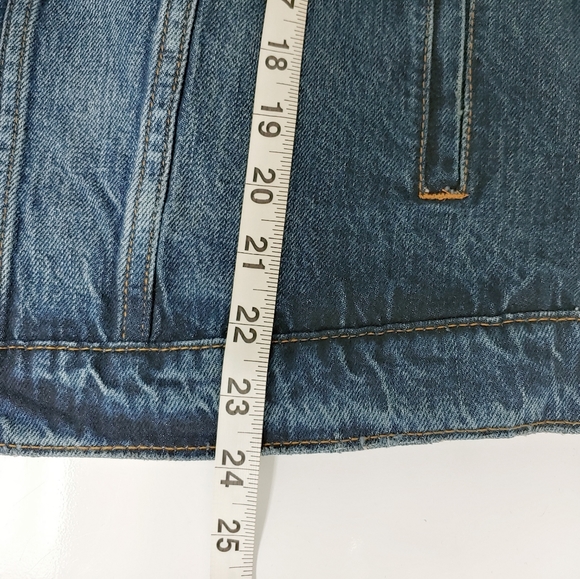 Good American Jackets & Coats Good American Sherpa Oversized Denim